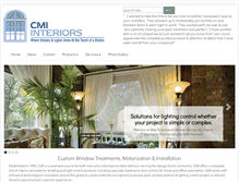 Tablet Screenshot of cmiinteriorsinc.com